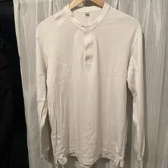 UNIQLO ヘンリーネックシャツ　ホワイト