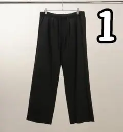【新品】ANCELLM TUCK SWEAT PANTS BLACK 25AW