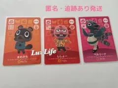 未使用＊あつまれどうぶつの森amiiboカード3枚組2-1