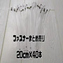 ファスナー 25cm 40本 まとめ売り 玉付き 白 同色 ハンドメイド 手芸