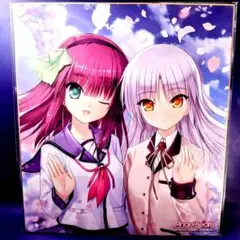 AngelBeats!　key　仲村ゆり&立華かなで　制服　色紙
