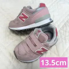 ニューバランス 13.5cm ピンク スニーカー