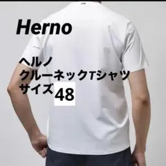 Herno ヘルノ　クルーネックTシャツ サイズ48 白
