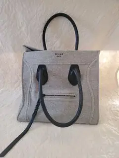 CELINE ラゲージ ファントム フェルト グレー
