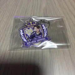 サンフレ　ガチャ　25エンブレムアクリルキーホルダー　#東俊希サイン入り