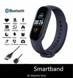 ① コネクテッドスポーツブレスレット スマートウォッチ BLUE
