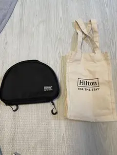 Hilton オリジナル　ポーチ　エコバック　パソコン機器