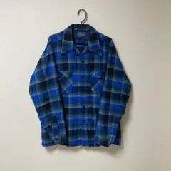 Pendleton 良配色 ウールチェックシャツ USA製