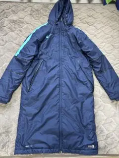 特売　nike サッカーベンチコート　M ネイビー　サイズ:L