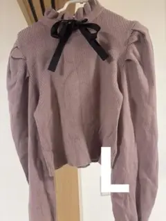 GRL リボン付きニット