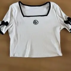 GRL dk1214 ショート丈 tシャツ リボン 量産型