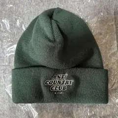 ANTI COUNTRY CLUB ニット帽 ダークグリーン BEAMS GOLF（ビームス ゴルフ）【別注】ANTi COUNTRY CLUB TOKYO