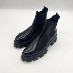 PRADA プラダ モノリス チェルシーレザーブーツ