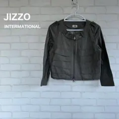 JIZZO INTERNATIONAL ジッツォ ノーカラージャケット スタッズ