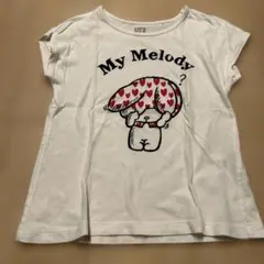 My Melody 半袖Tシャツ ホワイト　120