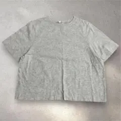 UNIQLO 半袖Tシャツ カットソー　Lサイズ　無地　シンプル　Uネック