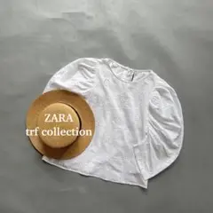 ZARA trf collection ザラ コットン 刺繍 ブラウス