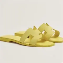 美品エルメス オラン イエロー