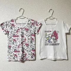 美品　サンリオ　マイメロディー　Tシャツ　100cm 2点セット　まとめ売り