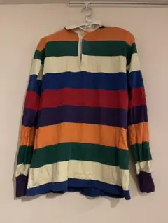 LAND'S END ランズエンド ボーダー　シャツ　USA製　古着