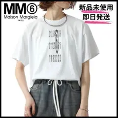 割引あり♡MM6 ナンバーTシャツ14Y レディースM相当