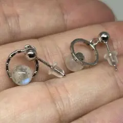 ●201 ムーンストーン　ピアス●