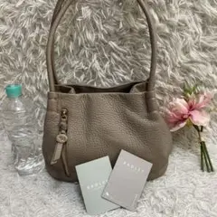 美品 RADLEY ラドリー ハンドバック ボストン 革材 グレージュ