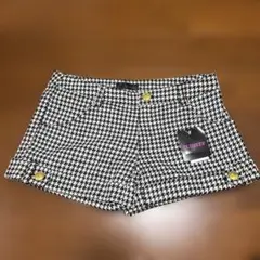 【新品未使用】CLUMZY ハウンドトゥース柄 ショートパンツ M