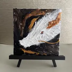 テクスチャーアート　龍アート④ ハンドメイド絵画　キャンバスアート　龍　開運