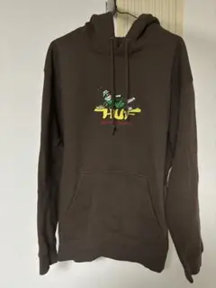 HUF 420 GRASSHOPPER HOODIE CHOCOLATE