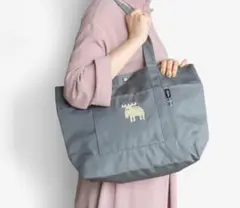 moz トート 肩掛け Lサイズ 軽量　グレー
