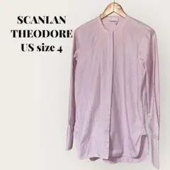 夏物大幅セール★ Scanlan Theodore 長袖シャツ US4/XS