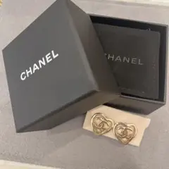 CHANEL ハートピアス 箱付き 正規品