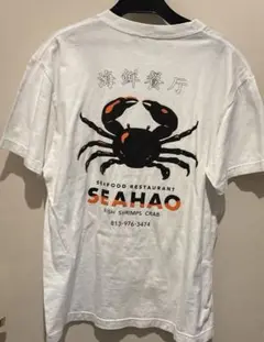 beams カニ　Tシャツ　Mサイズ　白