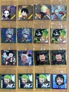 【ワンピース 】キャラクターシール 16枚セット 新品未使用