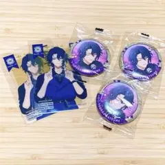 【18TRIP】夜班 夜鷹 ウエハースカード カプセル缶バッジ セット