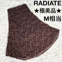 ✨極美品✨RADIATE ラディエイト フレアロングスカート 花柄 Mサイズ相当