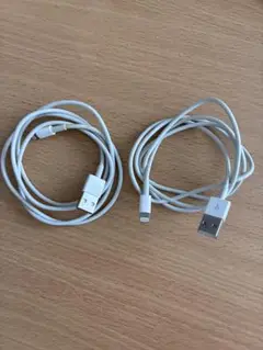 Apple 純正 Lightningケーブル USB接続　2本