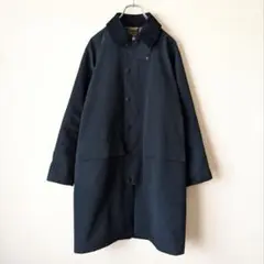 美品 Barbour バブアー ニューバーレー 2レイヤー ネイビー 34