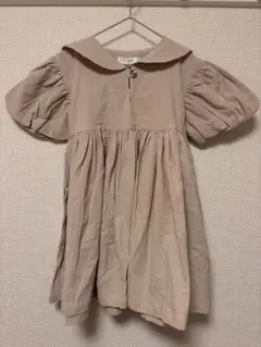 リジェール　riziere ベージュ セーラーワンピース 100cm