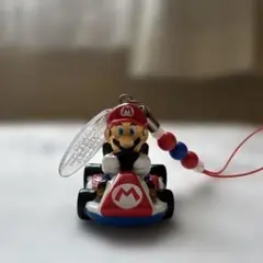 usj スーパーマリオ　マリオカート　マリオ キーホルダー