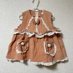 綿100% Petit ワンピース 90cm ピンク　女の子　キッズ　ベビー
