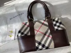 美品!Burberry バーバリー ハンドバッグ ノバチェック