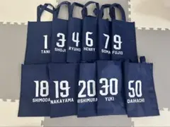 【ＦＣ町田ゼルビア】「背番号＆ネーム入り不織布バッグ」コンプリートセット