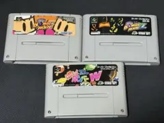 【動作未確認】SFCソフト ボンバーマン3本セット