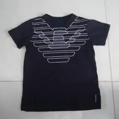 EMPORIO ARMANI 黒 Tシャツ8A 130cm