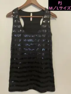 PJ ピーチジョン スパンコールタンク M／L
