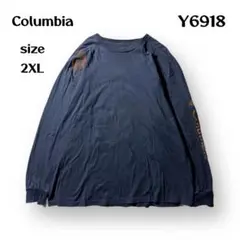 【即購入OK】Columbia 長袖Tシャツ　サイズ2XL ネイビー