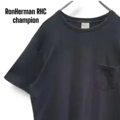 RonHerman RHC × champion Tシャツ ブラック