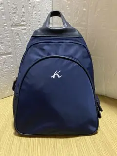 美品☆Kitamura2 k2 キタムラ オールレザー リュック ネイビー